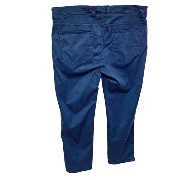Tommy Bahama Maritime Blue Pima Cotton Blend Straight Leg‎ Chinos - Picture 5 of 11
